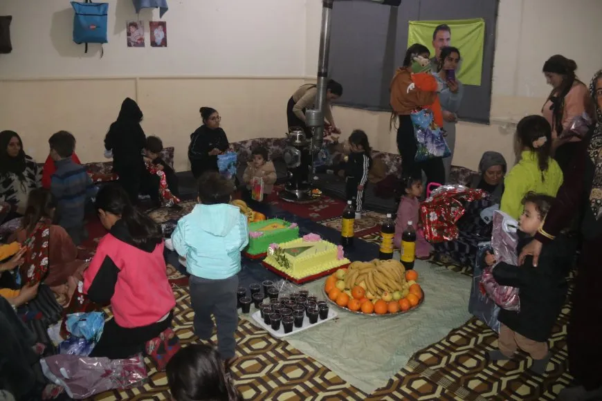 Li Amûdê ji bo zarokên koçber çalakiyek kêfxweşiyê