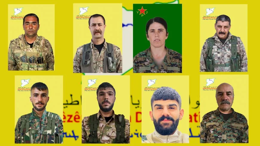 QSD`ê nasnameya 8 şehîdan eşkere kir