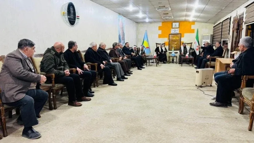 Rûspiyên eşîrên Ereban serdana P.D.P.K.S'ê kir