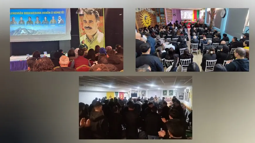Li bajarên Fransayê şehîdên Rojava hatin bibîranîn