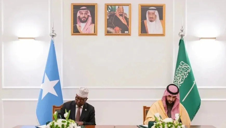 Somalê peymanek leşkerî bi Siûdiyê re îmze kir