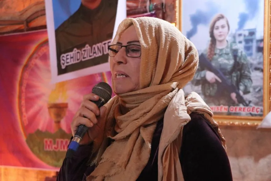 Koçberên Serêkaniyê ji bo şehîdeke berxwedana Şêxmeqsûdê merasîm li dar xist