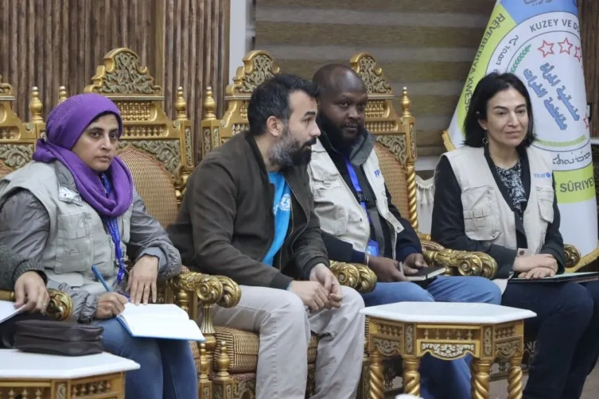 UNICEF û WFD’ê bi nûnerên saziyên Kobanê re hevdîtin kir