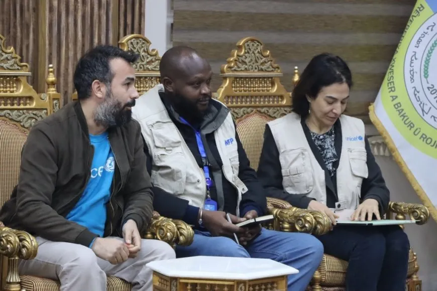 UNICEF û WFD’ê bi nûnerên saziyên Kobanê re hevdîtin kir