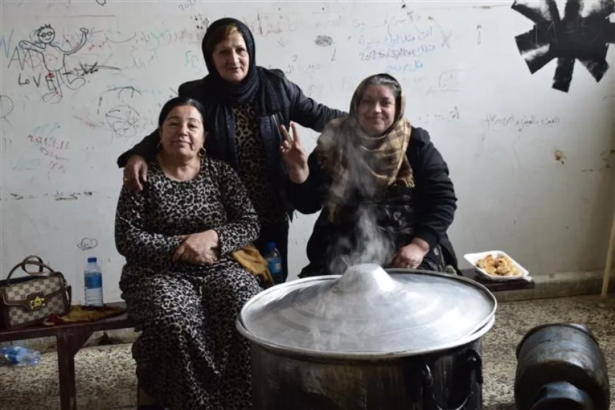 Li dibistaneke Til Temirê ji bo piştgiriya şervanan xebata hevbeş