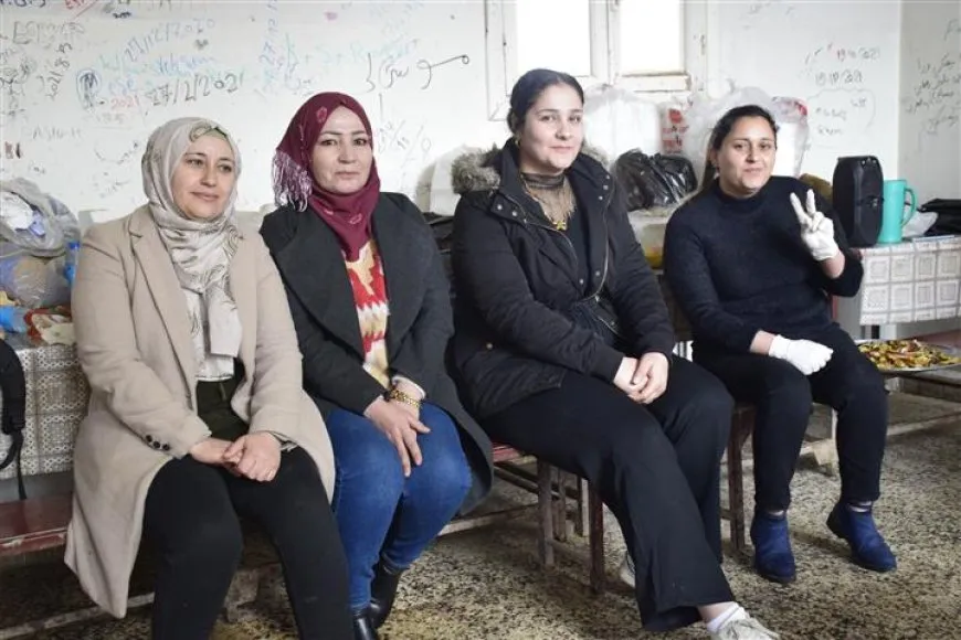 Li dibistaneke Til Temirê ji bo piştgiriya şervanan xebata hevbeş