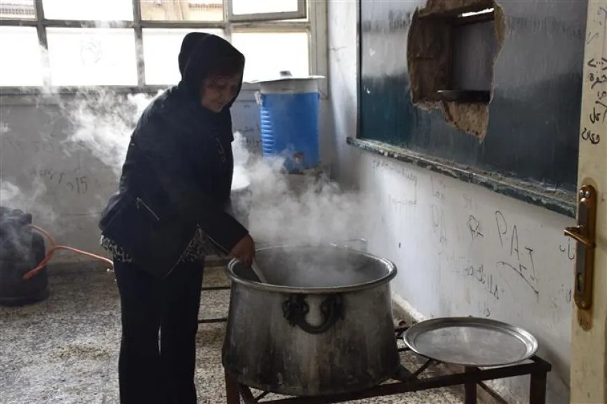 Li dibistaneke Til Temirê ji bo piştgiriya şervanan xebata hevbeş