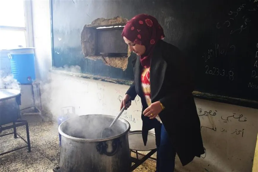 Li dibistaneke Til Temirê ji bo piştgiriya şervanan xebata hevbeş