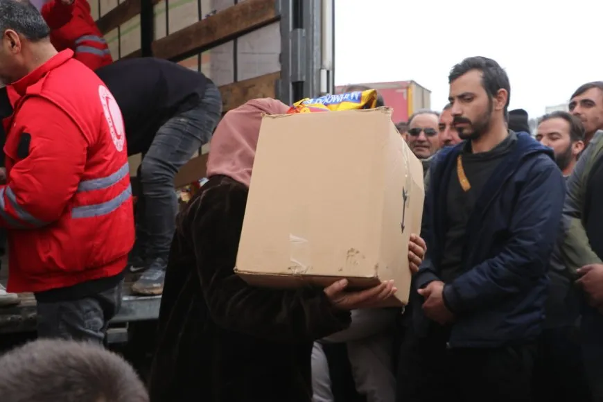 Alîkariya Kanal 8`ê li koçberên Serêkaniyê û Efrînê tê belavkirin