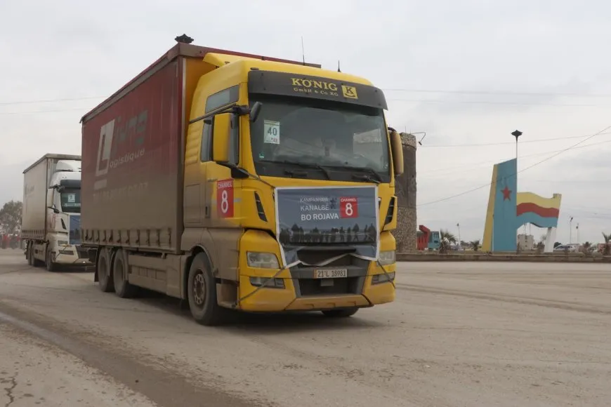 Alîkariya Kanal 8`ê li koçberên Serêkaniyê û Efrînê tê belavkirin