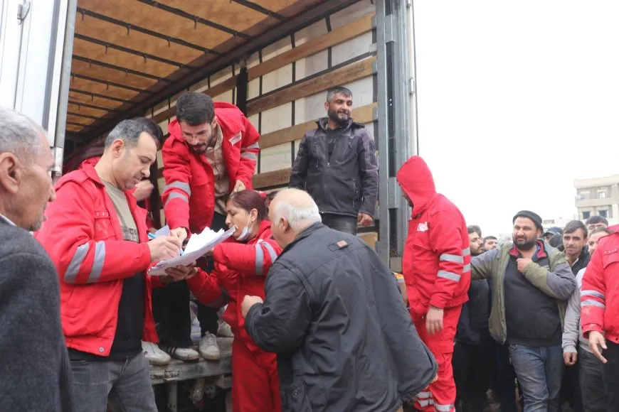 Alîkariya Kanal 8`ê li koçberên Serêkaniyê û Efrînê tê belavkirin