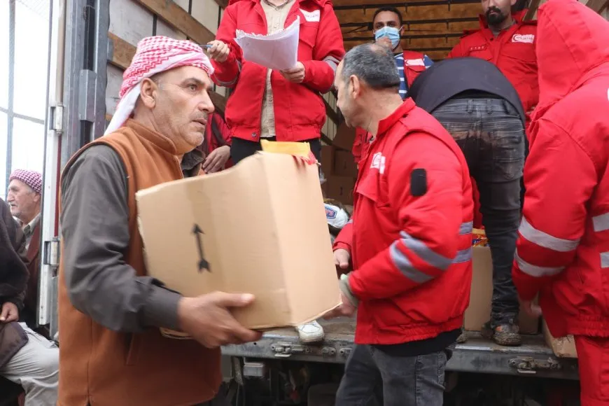 Alîkariya Kanal 8`ê li koçberên Serêkaniyê û Efrînê tê belavkirin
