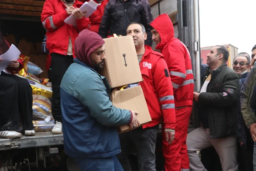 Alîkariya Kanal 8`ê li koçberên Serêkaniyê û Efrînê tê belavkirin