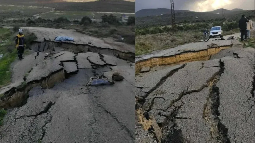 Li gundewarê Hemayê riya sereke ji ber baranê herifî