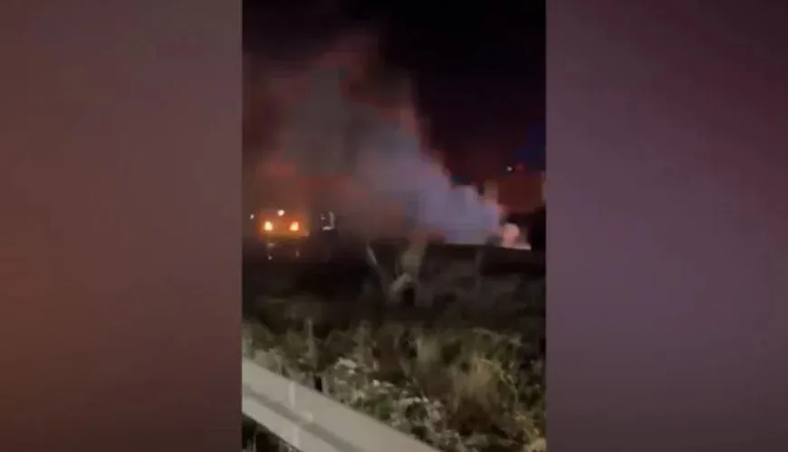 Li Silêmaniyê agir bi wesayîtekê ket, kesek mir