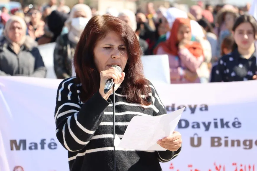 Li 7 bajarên Rojava meşên bi boneya Roja Zimanê Dayikê