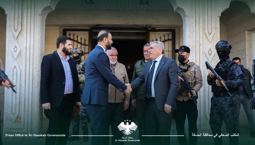 Parêzgarê Hesekê şandeyek Şamê pêşwazî kir