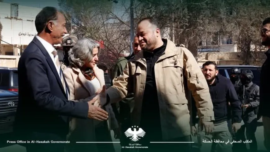 Parêzgarê Hesekê şandeyek Şamê pêşwazî kir