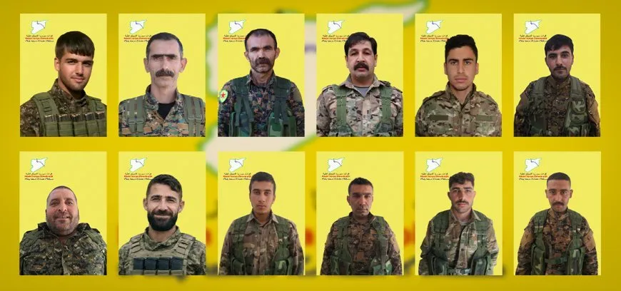 QSD’ê nasnameyên 12 şehîdan aşkera kirin