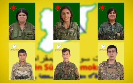 QSD'ê şehadeta 6 şervanan ragihand
