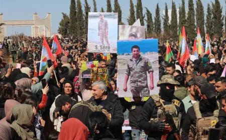 Li Dirbêsiyê 2 şehîdên rûmetê hatin oxirkirin