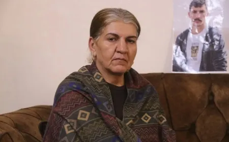 Dayika dîlgirtiyekî: Ez dixwazim kurê min serbest were berdan