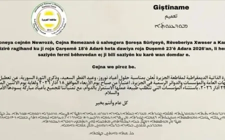 Li kantona Cizîrê 6 roj betlane hat ragihandin