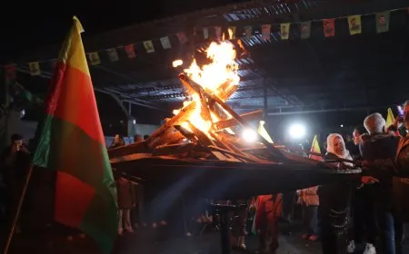 Li bajarên Rojava agirê Newrozê geş dibe-HATE NÛKIRIN