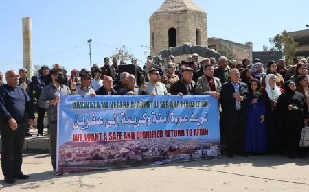 Meclisa Koçberên Efrîn û Şehbayê: Divê vegera xelkê Efrîne were misogerkirin