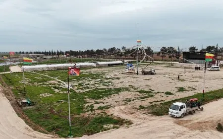 Li Qamişloyê qada Newrozê tê xemilandin