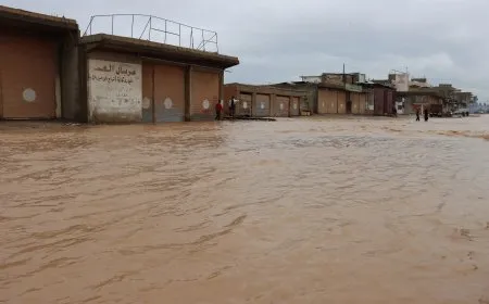 Taxa Cimayê ya Qamişlo di bin avê de ye