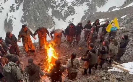 Li çiyayên Zagrosan coşa Newrozê