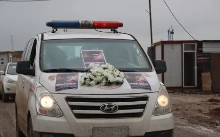 Cenazeyê Ehmed Huseynî derbasî Rojava bû