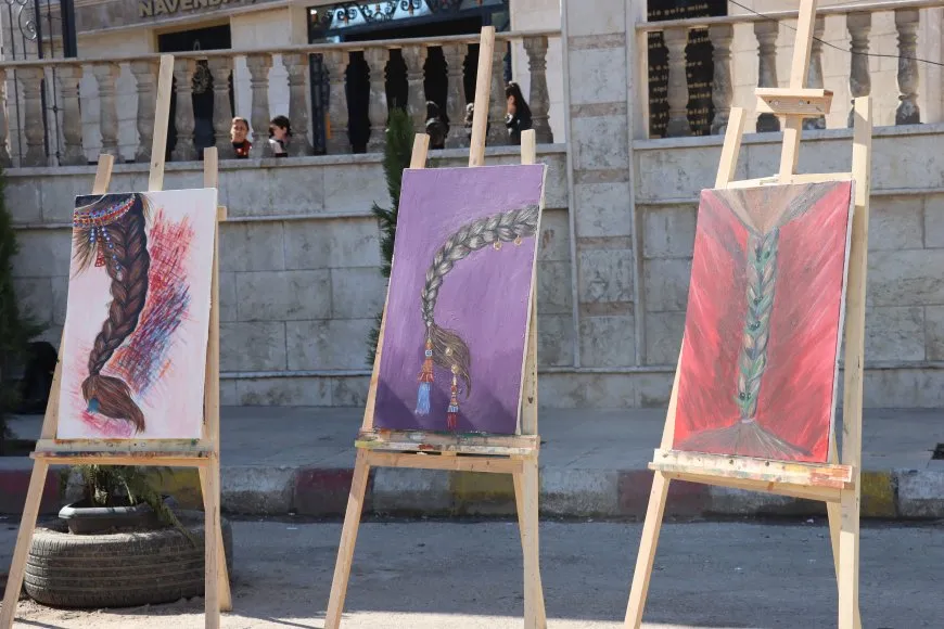 Ji bo pişgiriya YPJ’ê çalakiya hunerî