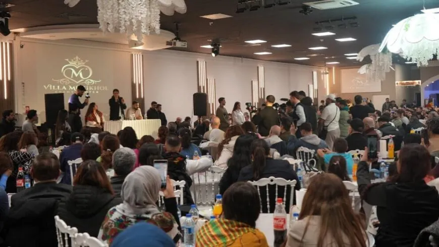 Fermandara YPJ’ê li Berlînê beşdarî civîna gel bû