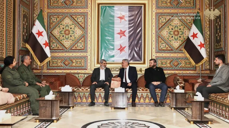 Parêzgarê Hesekê û şandeya hikumeta demkî têkildarî vegera koçberan civiyan
