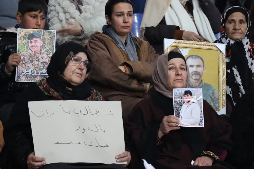 Ji çalakiya li Qamişloyê peyama "Heta berdana dîlgirtiyan têkoşîn'' hate dayîn