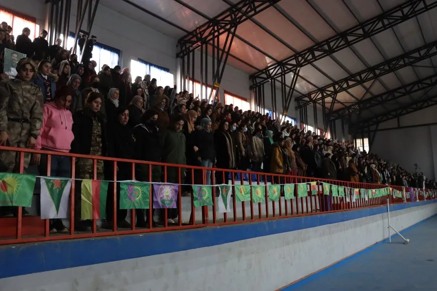 Ji çalakiya li Qamişloyê peyama "Heta berdana dîlgirtiyan têkoşîn'' hate dayîn