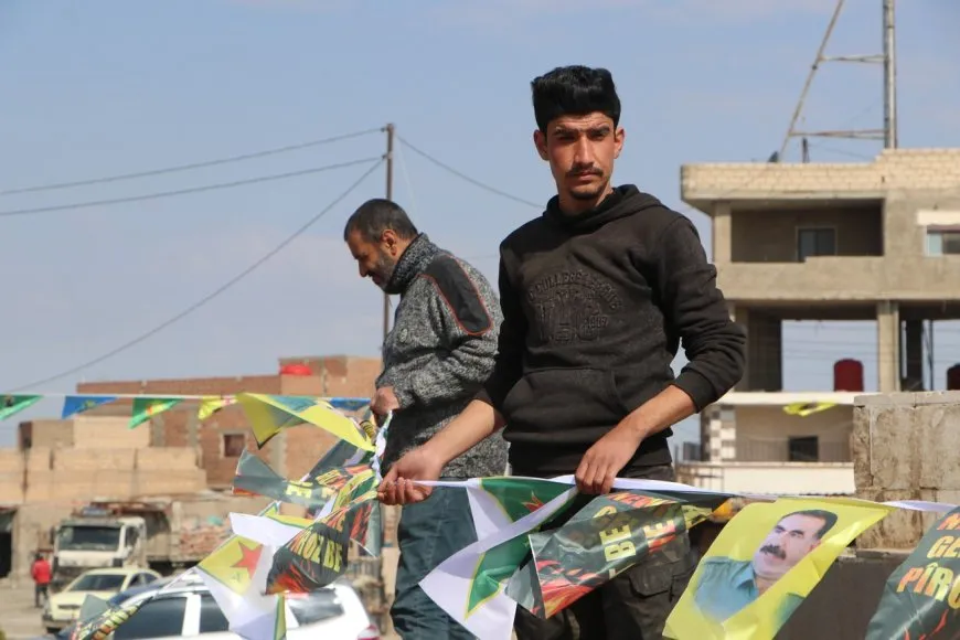 Bajarê Hesekê ji bo Newrozê hate xemilandin