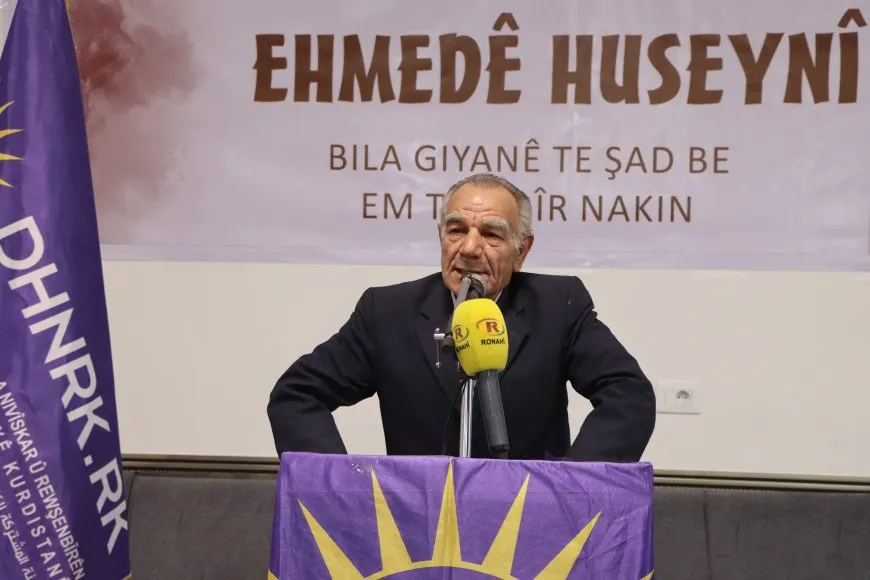 Li Qamişloyê ji bo helbestvan Ehmed Huseynî merasîm