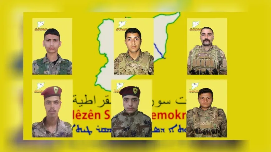 QSD'ê nasnameyên 6 şehîdan aşkera kirin