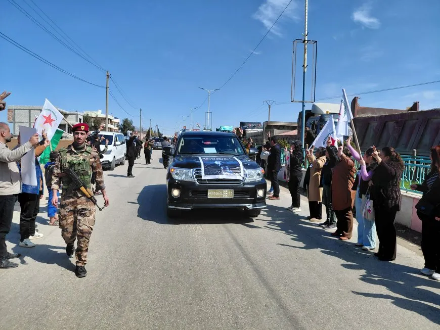Cenazeyê şehîd Salih Muslim li Girkê Legê bi girseyî hat pêşwazîkirin