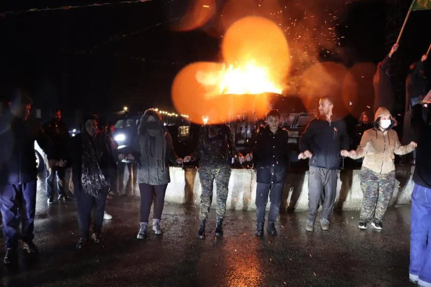 Yekem agirê Newrozê li bajarên cizîrê hate pêxistin