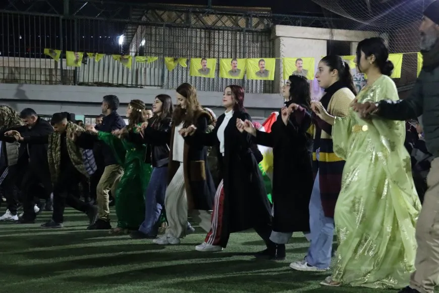 Yekem agirê Newrozê li bajarên cizîrê hate pêxistin