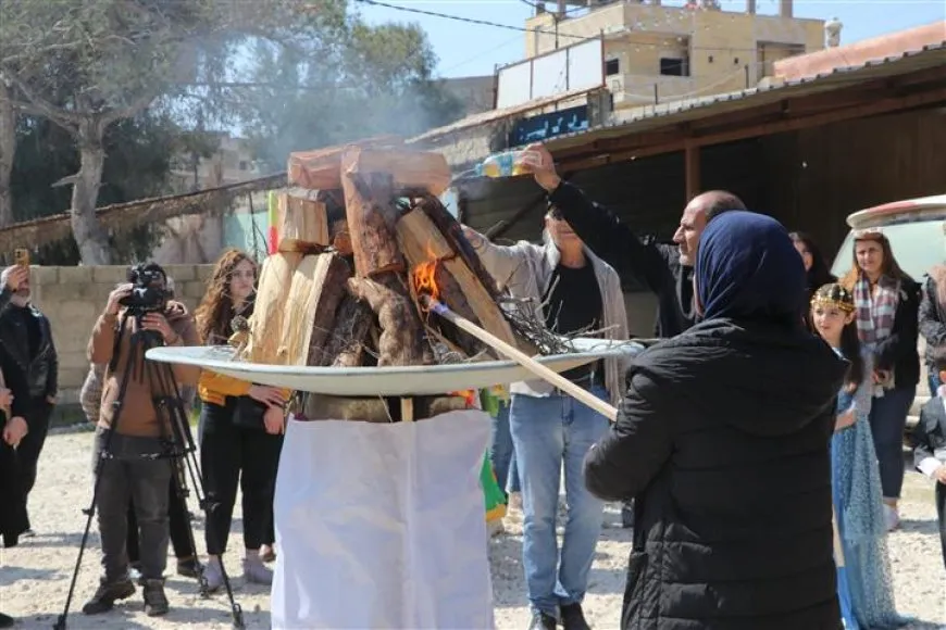 Li Hesekê agirê Newrozê hat dadan