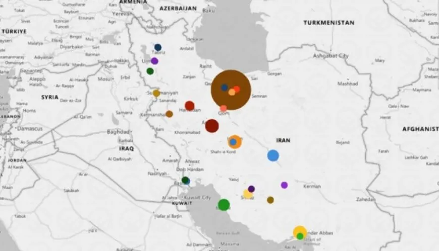Di 24 saetan de gelek bajarên Rojhilatê Kurdistanê hatin bombebarankirin