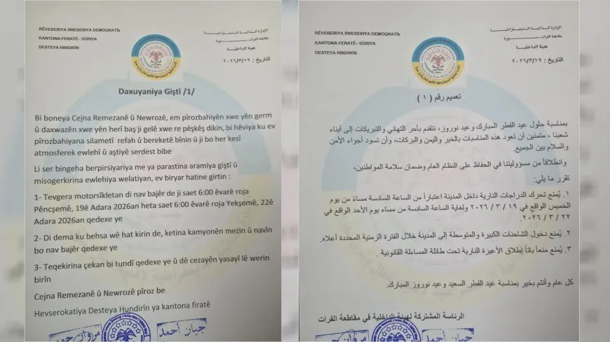 Desteya Hundirîn a Kantona Firatê tedbîrên ewlehiyê zêde kirin