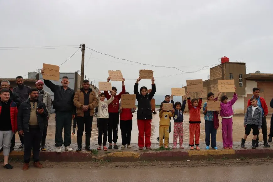 Taxa Cimayê ya Qamişlo di bin avê de ye