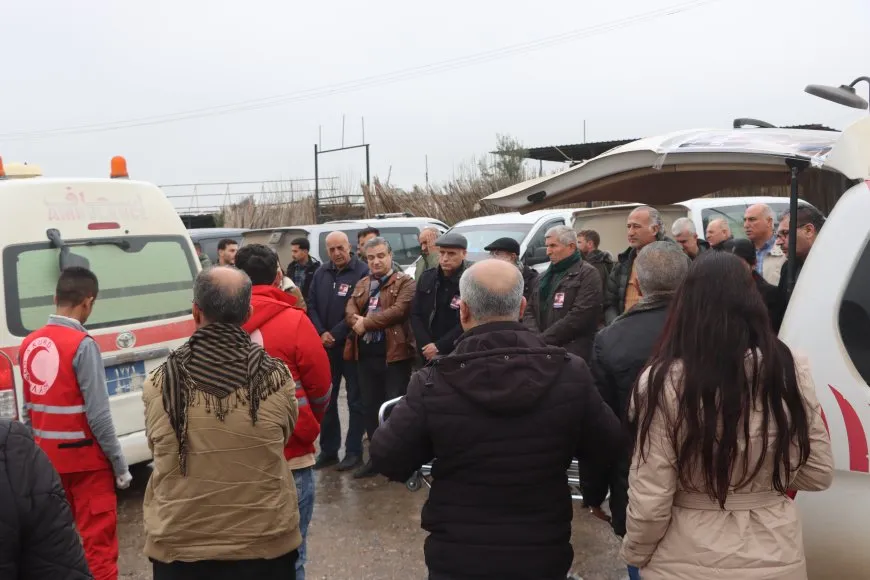 Cenazeyê Ehmed Huseynî derbasî Rojava bû