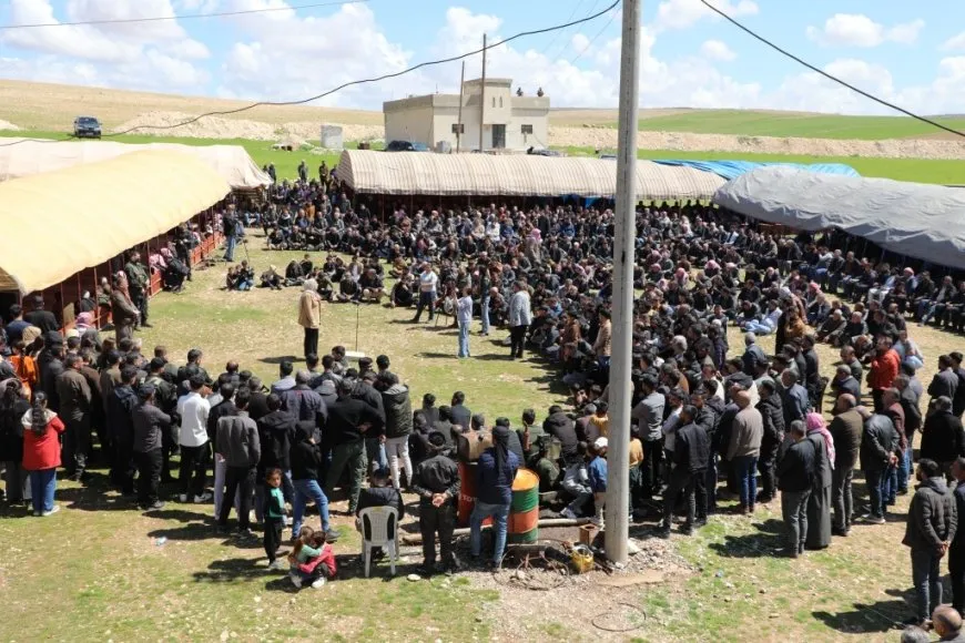Li gundê Aşmê yê Kobanê temamkirina merasîma lihevhatina 2 malbatan